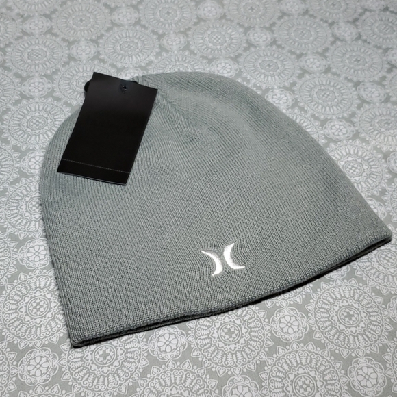 Hurley Icon Staples Beanie, Grey - Picture 6 of 6